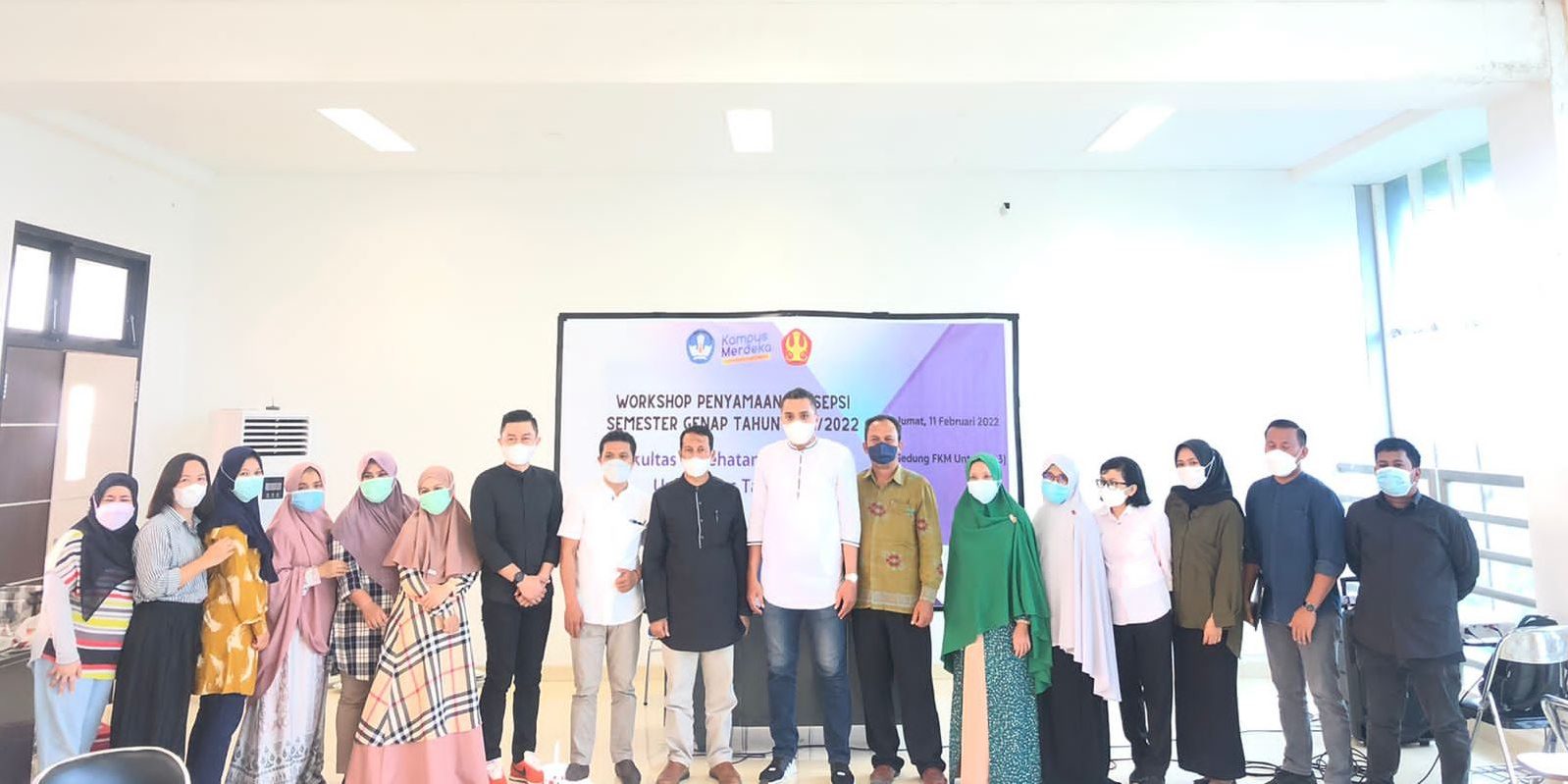 workshop penyamaan persepsi dosen pengampuh mata kuliah semester genap 2021-2022