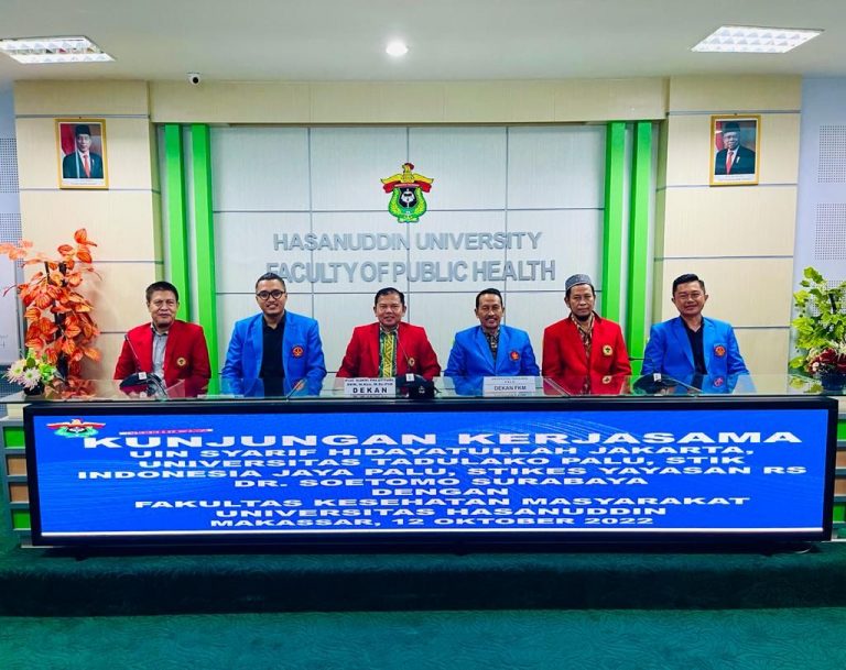 Fakultas Kesehatan Masyarakat (FKM) Universitas Tadulako (Untad) memperpanjang kerja sama dengan FKM Universitas Hasanuddin (Unhas) Makassar.