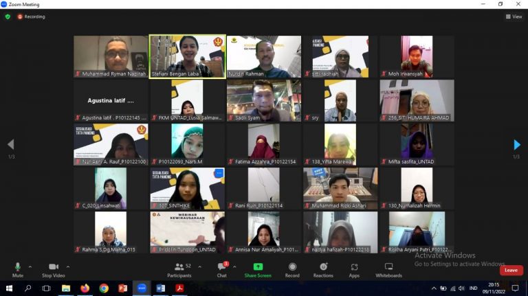 Prodi Kesmas FKM Untad Gelar Sosialisasi Tata Pamong
