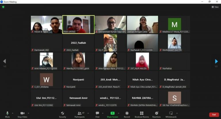 FKM Untad Laksanakan Sosialisasi Penerapan Learning Management System (LMS)