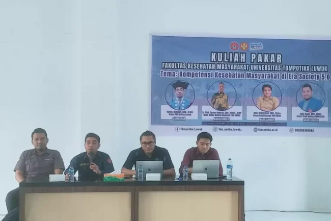 Dosen FKM Untad Beri Kuliah Pakar di FKM Untika Luwuk